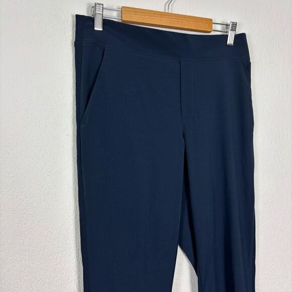 Athleta Navy Blue Brooklyn Straight Leg Ankle Pull On Pants - Picture 4 of 8